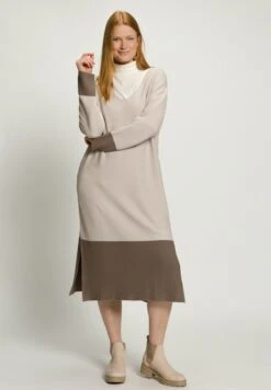 Ulla Popken Strickkleid - Crème -Ulla Popken f3214fba79514a30acbd66863f7829ae 1