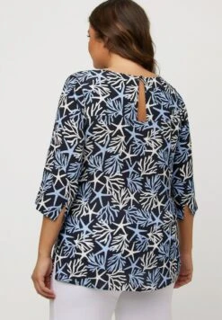 Ulla Popken Bluse - Donkermarine -Ulla Popken f3e315c93d6642f58b0a5a1c7c317335