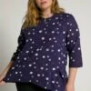 Ulla Popken Bluse - Dark Blue -Ulla Popken f480a1822bc64816a9441b6c24ea3503