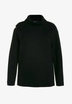 Ulla Popken TURTLENECK - Strickpullover - Black -Ulla Popken f598d09c9f174532aea026f8499f7baa