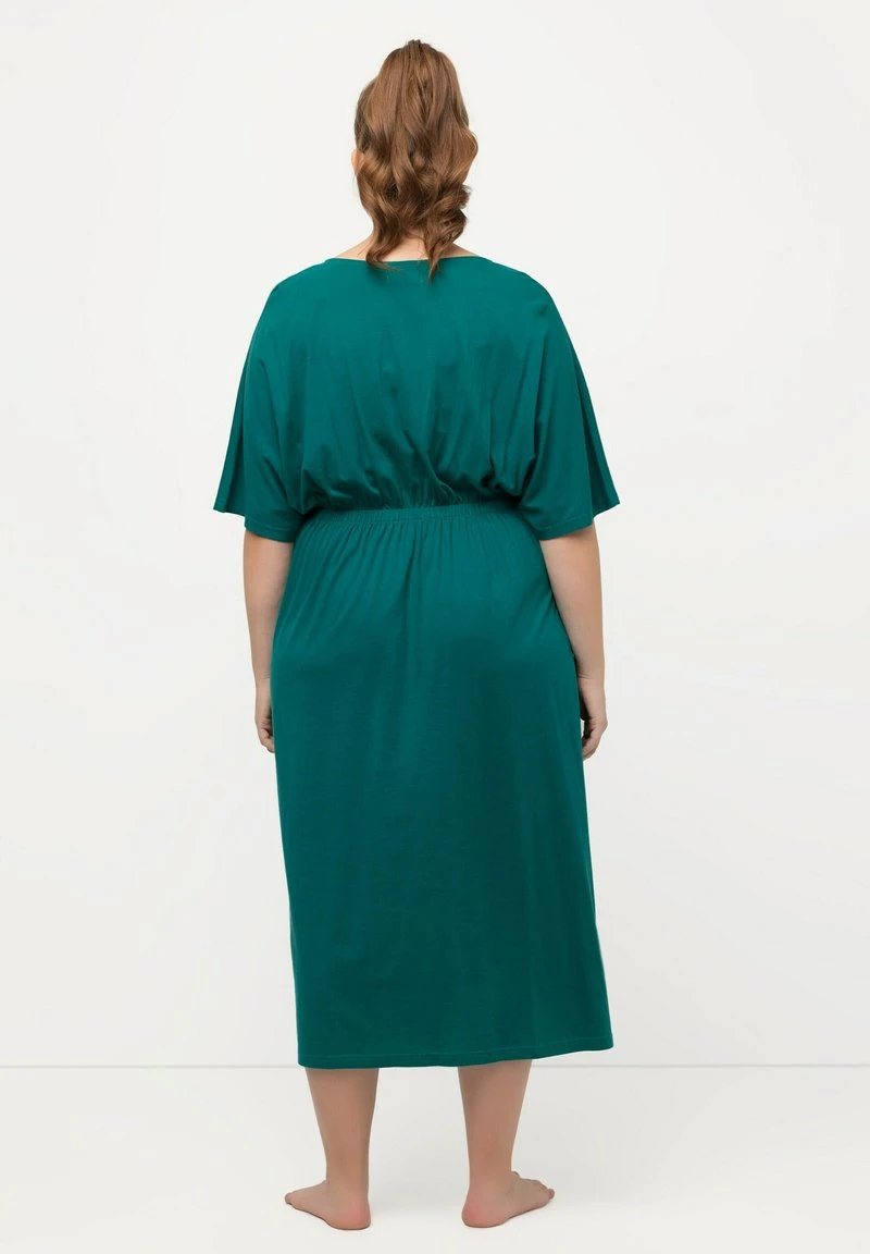 Ulla Popken WRAP LOOK - Nachthemd - Emerald 5 Ulla Popken WRAP LOOK - Nachthemd - Emerald – Bild 3