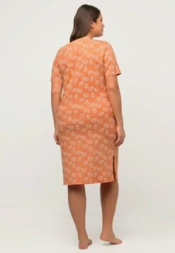 Ulla Popken Nachthemd - Beige Red -Ulla Popken f62119df58bc41a0995e8e500fab4554