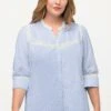 Ulla Popken Hemdbluse - Light Blue
