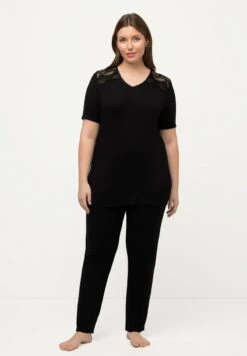 Ulla Popken MANCHES COURTES ET DÉCOLLETÉ EN V - Nachtwäsche Set - Noir 9 Ulla Popken MANCHES COURTES ET DÉCOLLETÉ EN V - Nachtwäsche Set - Noir -Ulla Popken f6464fb49d3142e7aafcf4efc8410c9f