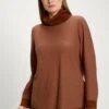 Ulla Popken LANGARM - Sweatshirt - Ziegelbraun -Ulla Popken f6915991c70e4c8d9a53eb25046f7a62