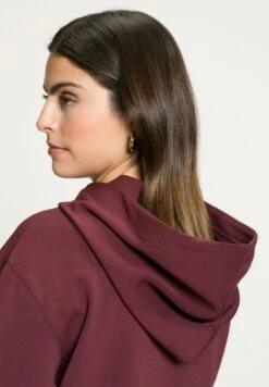 Ulla Popken Kapuzenpullover - Burgundy -Ulla Popken f69697da4bba452cb6b99d43ba4b567f