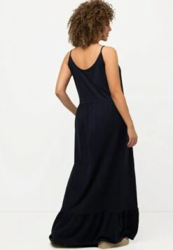 Ulla Popken SANS MANCHES DOUBLE VOLANT ET BRETEL - Maxikleid - Marine 10 Ulla Popken SANS MANCHES DOUBLE VOLANT ET BRETEL - Maxikleid - Marine -Ulla Popken f6a14ed0d47544feae225b305449c873