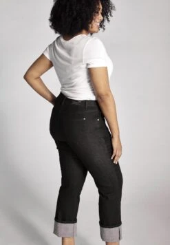 Ulla Popken GROSSE GRÖSSEN - Jeans Straight Leg - Black -Ulla Popken f7f74ee241e54cde9d558d1d5b4bb5b2