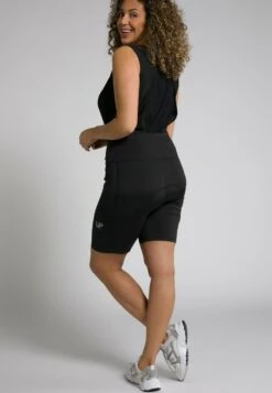 Ulla Popken CYCLISTE, ASSISE REMBOURRÉE, BRETELLES - Shorts - Noir -Ulla Popken f815b3006c9244e780ccb2b5f18c4ff6