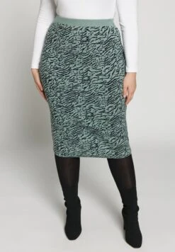 Ulla Popken Bleistiftrock - Menthe -Ulla Popken f8c6cc5a5607483fa28ec4c0213f97c2 1