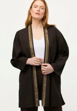 Ulla Popken Strickjacke - Marron Pin