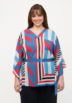 Ulla Popken OVERSIZE - Tunika - Rouge Salsa