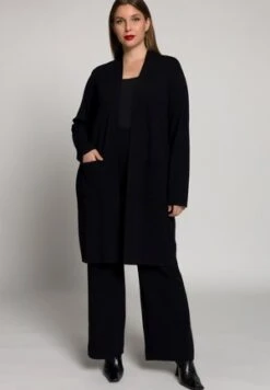 Ulla Popken Strickjacke - Zwart -Ulla Popken fb32053c4fd747d9aa87009b499091a5