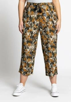 Ulla Popken Stoffhose - Zwart