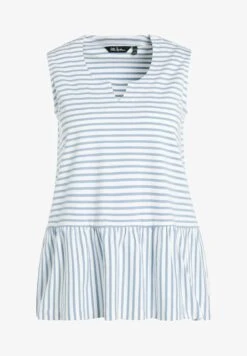 Ulla Popken Top - Helles Blau -Ulla Popken fdc0d3efa2d4455895a79f109b1510dd