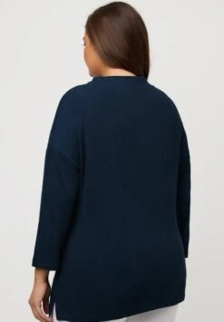 Ulla Popken GRAFISCHE 3/4 ARM - Strickpullover - Dunkles Marine -Ulla Popken fe4e6588a7c9419180fd9b75de053058