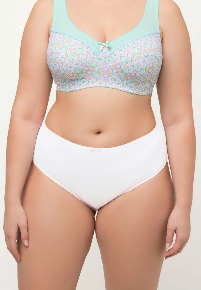 Ulla Popken 4 PACK AVEC LISERÉ DE COULEUR CONTRASTANTE - Slip - Blanc Neige 4 Ulla Popken 4 PACK AVEC LISERÉ DE COULEUR CONTRASTANTE - Slip - Blanc Neige – Bild 2