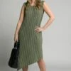 Ulla Popken ÄRMELLOS - Jerseykleid - Loden Dress Multi